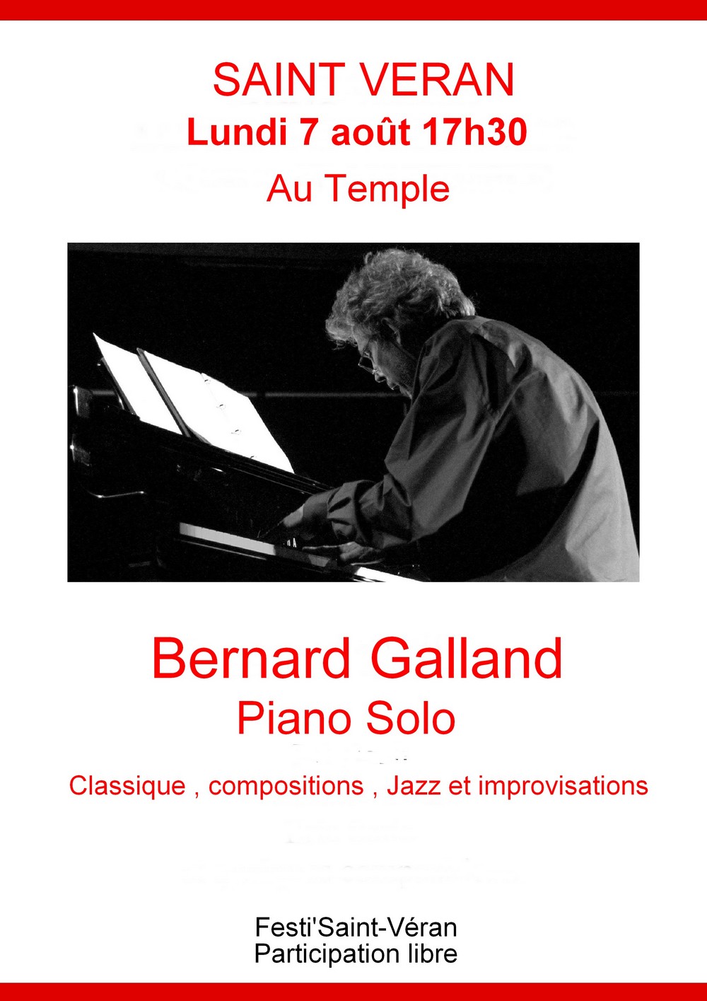 Affiche Bernard Galland